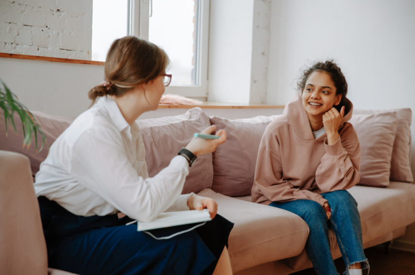 Toggle 2 Mental Health Services   People Talking on Couch
