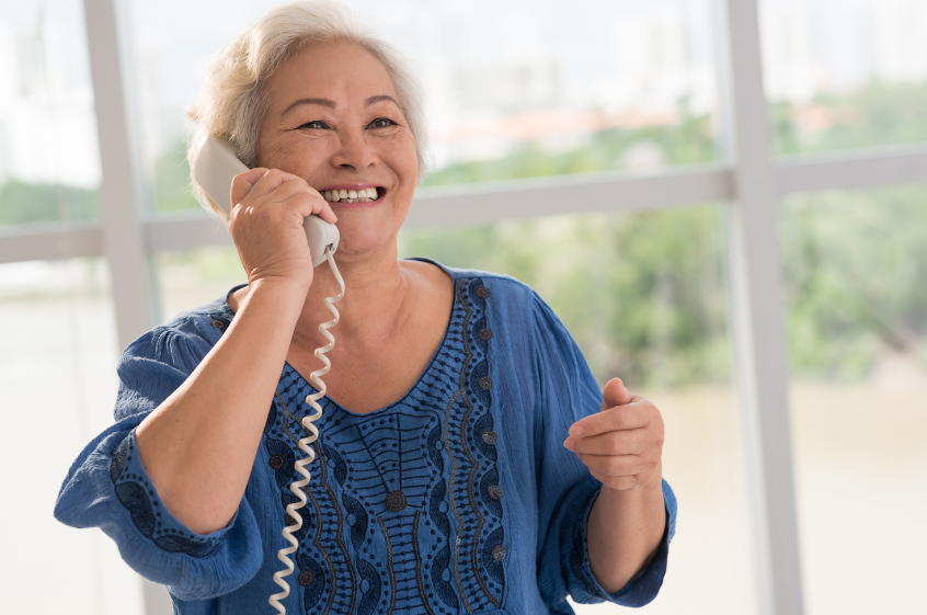 Case Management Woman on the Phone