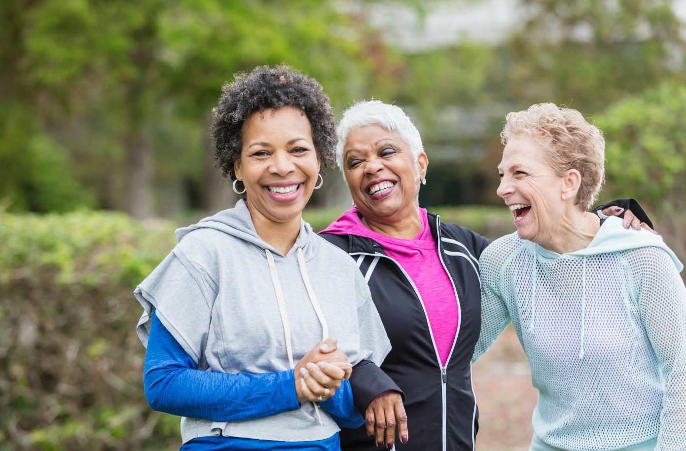 Older Adult women laughing