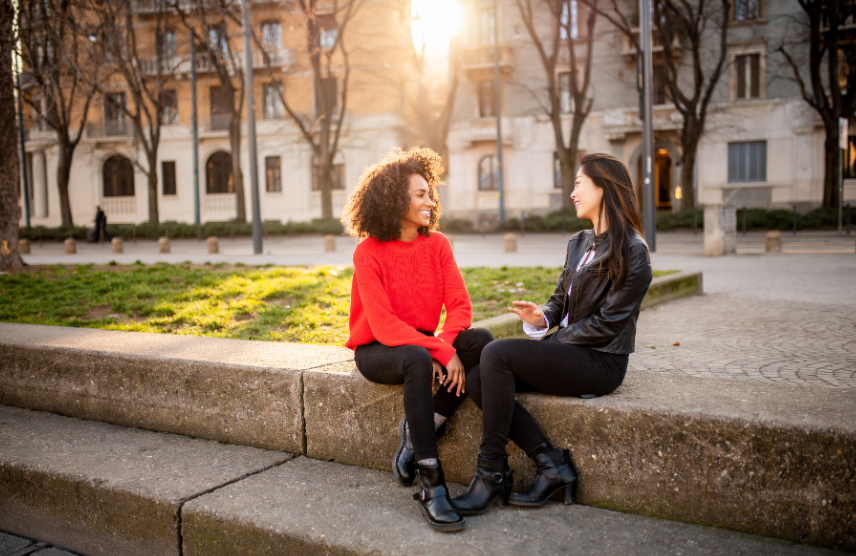 Aitc Two Friends Talking